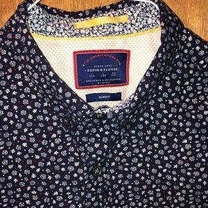 Denim & Flower short sleeve button down